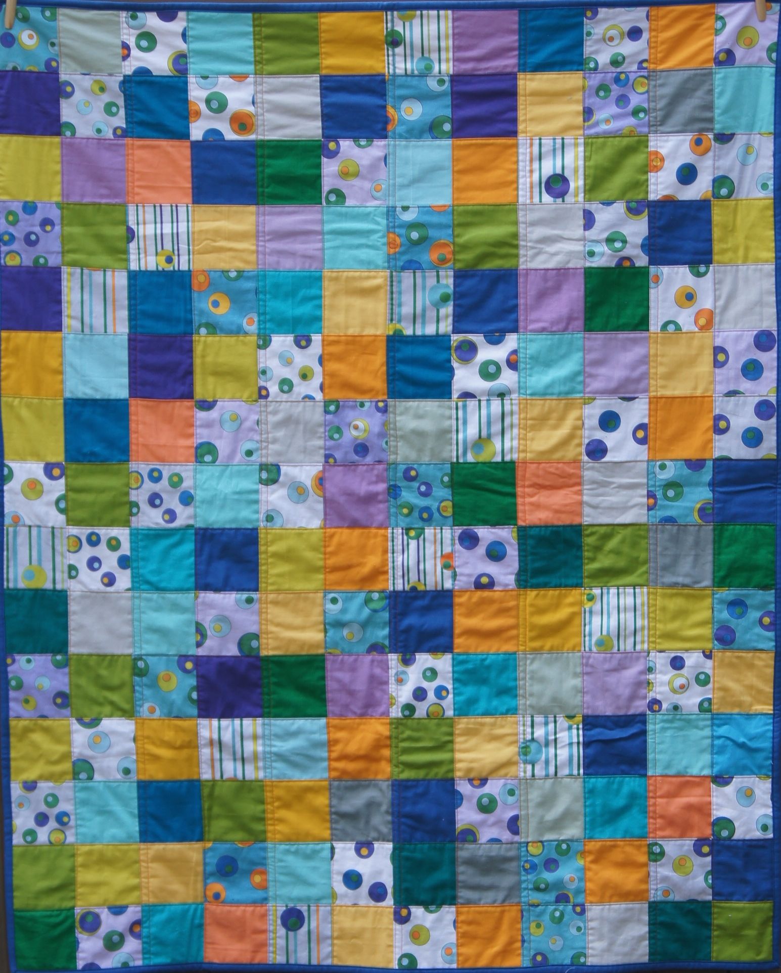 Dancing Circles Samples Quilt 42 x 52 "