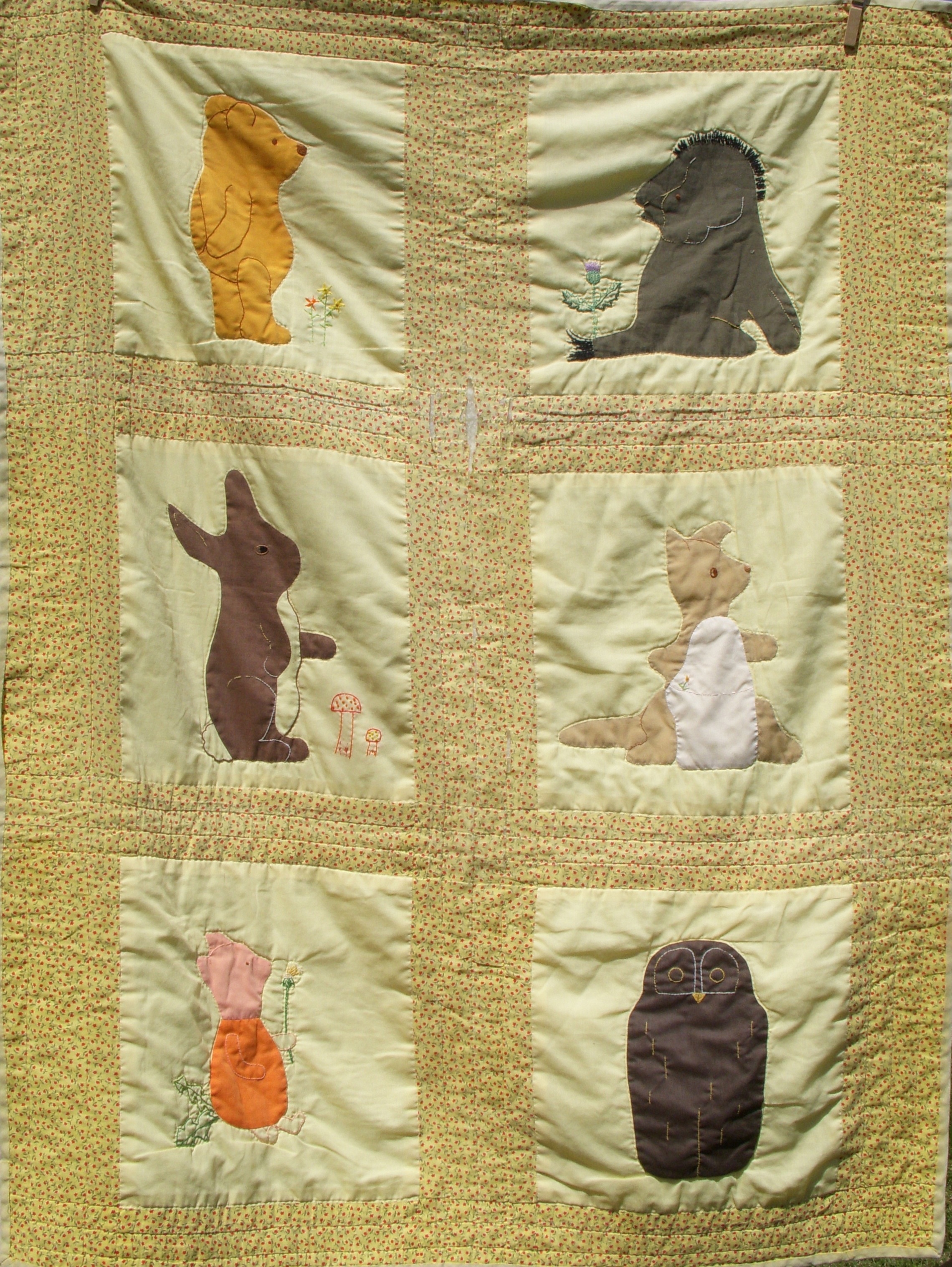 Pooh Quilt 2014!