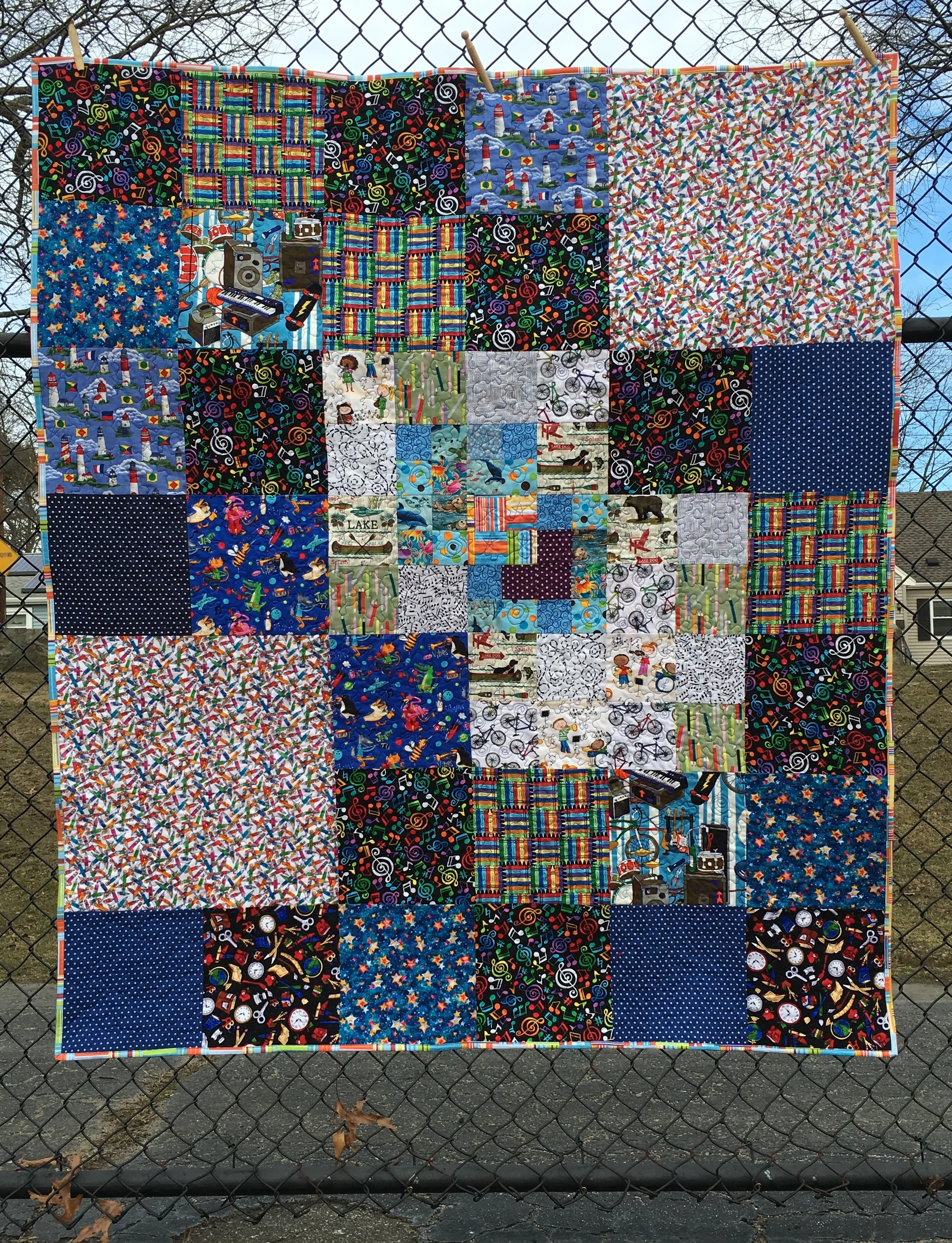 Teen Boy Quilt Sleeping Dog Quilts