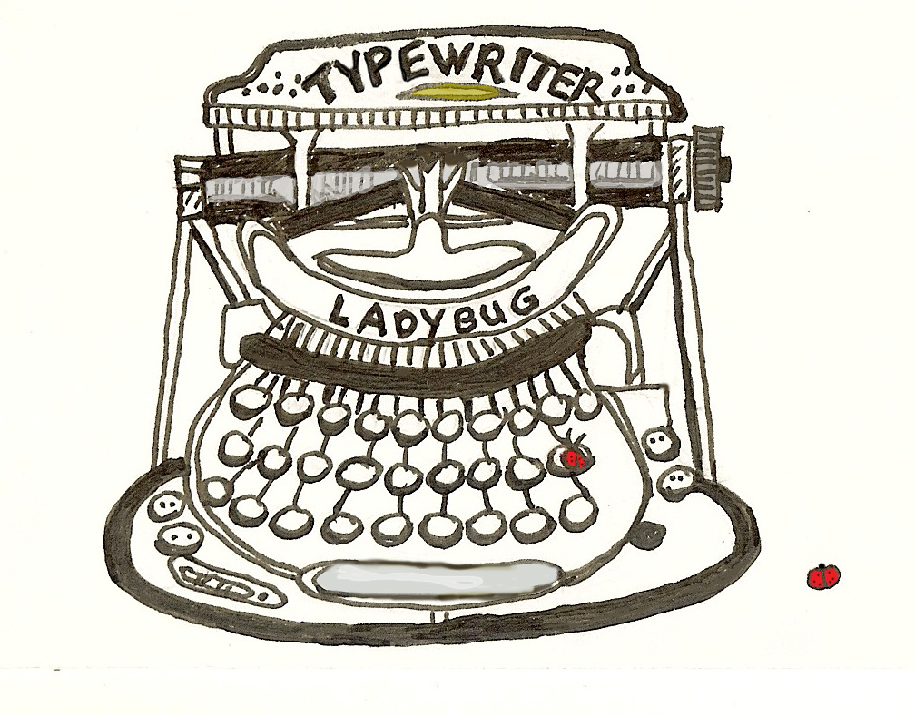 Fabric Ladybug Typewriter.jpg