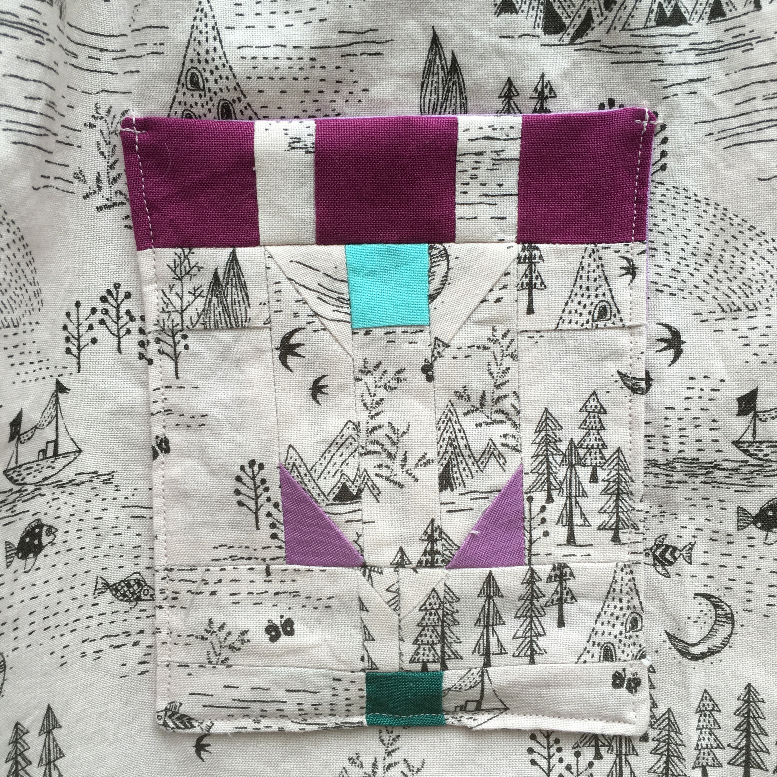 "Prairie Skirt" pocket #3