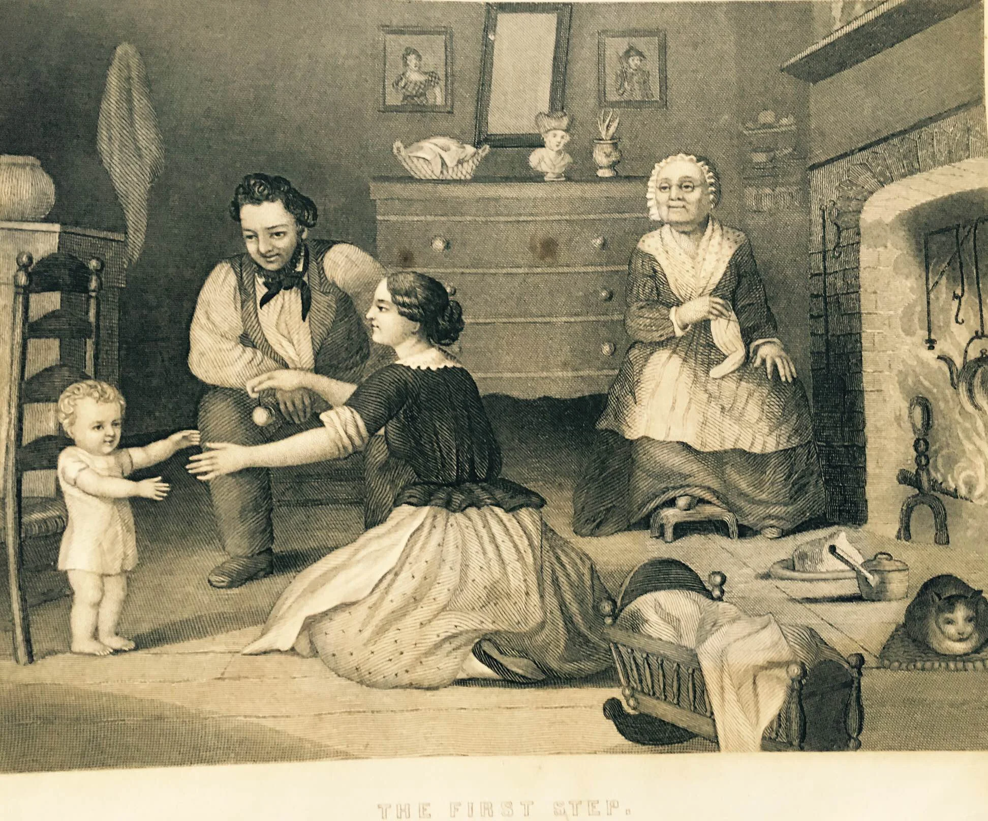 "The First Step" 1858.