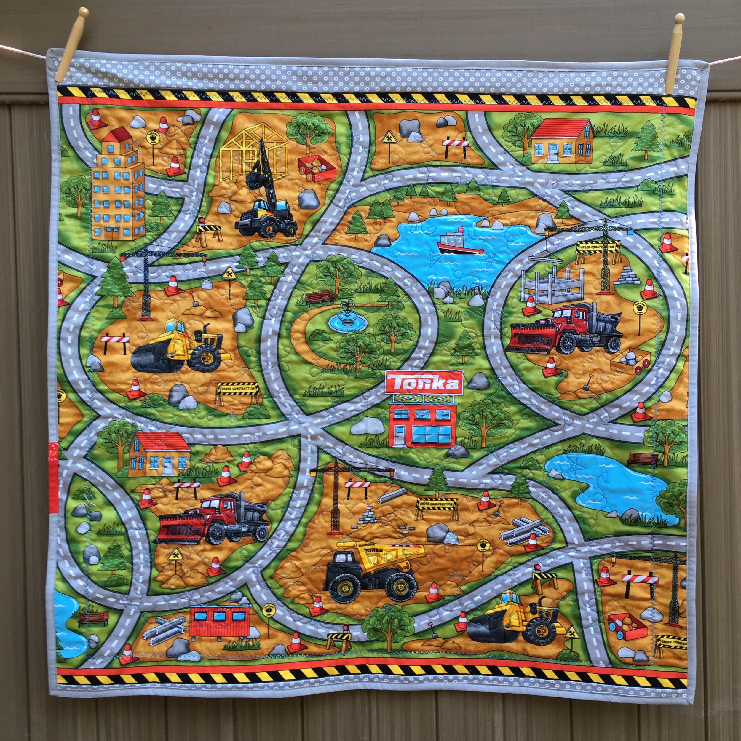 Back of the quilt