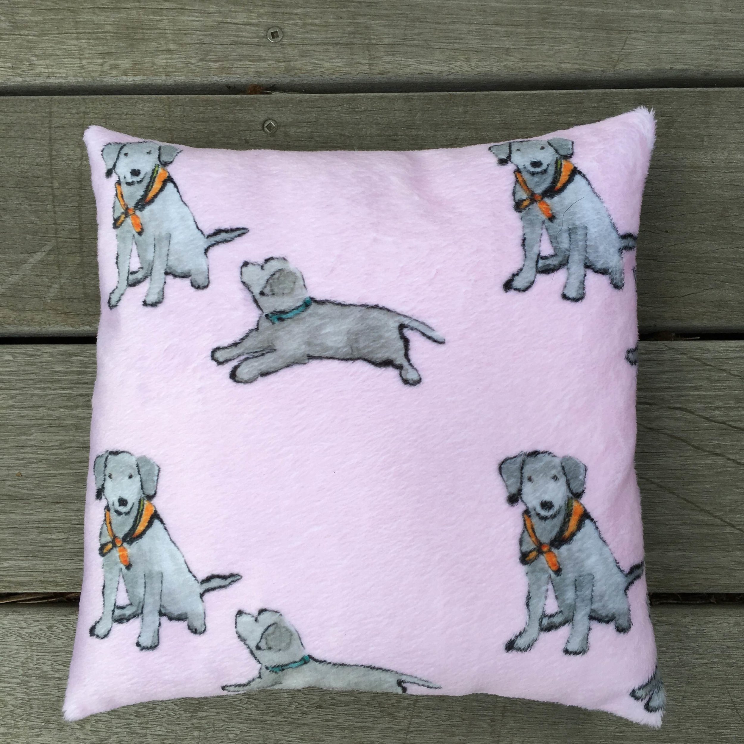 Fabric Lab Puppies Hug Pillow Pink.jpg