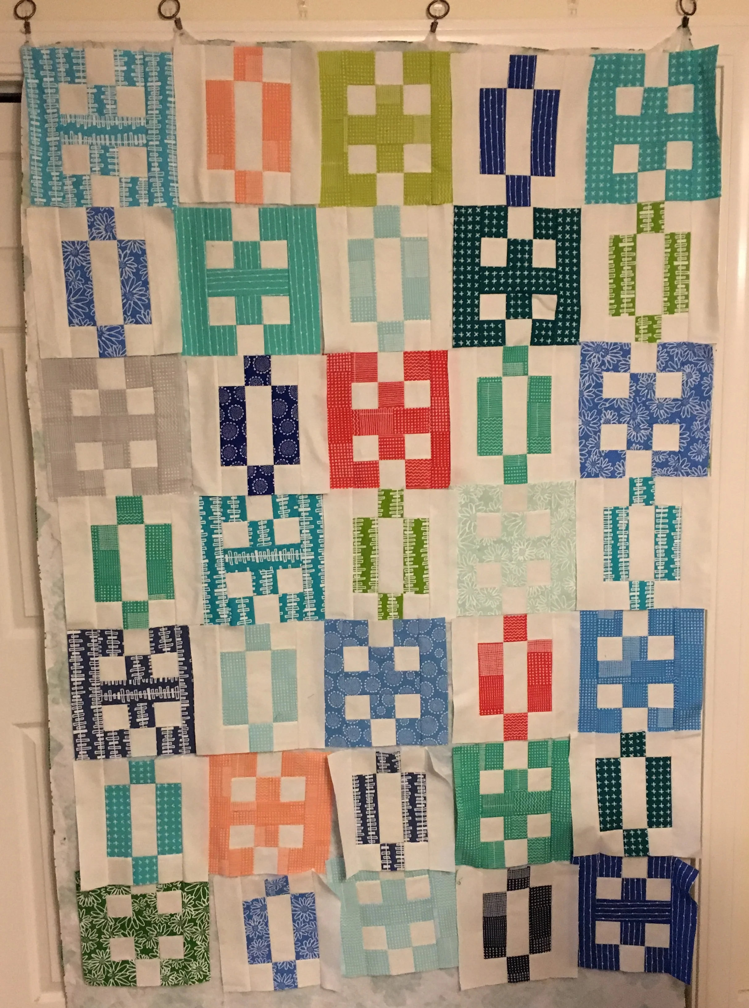 "Salt Air Crossings" on the design wall