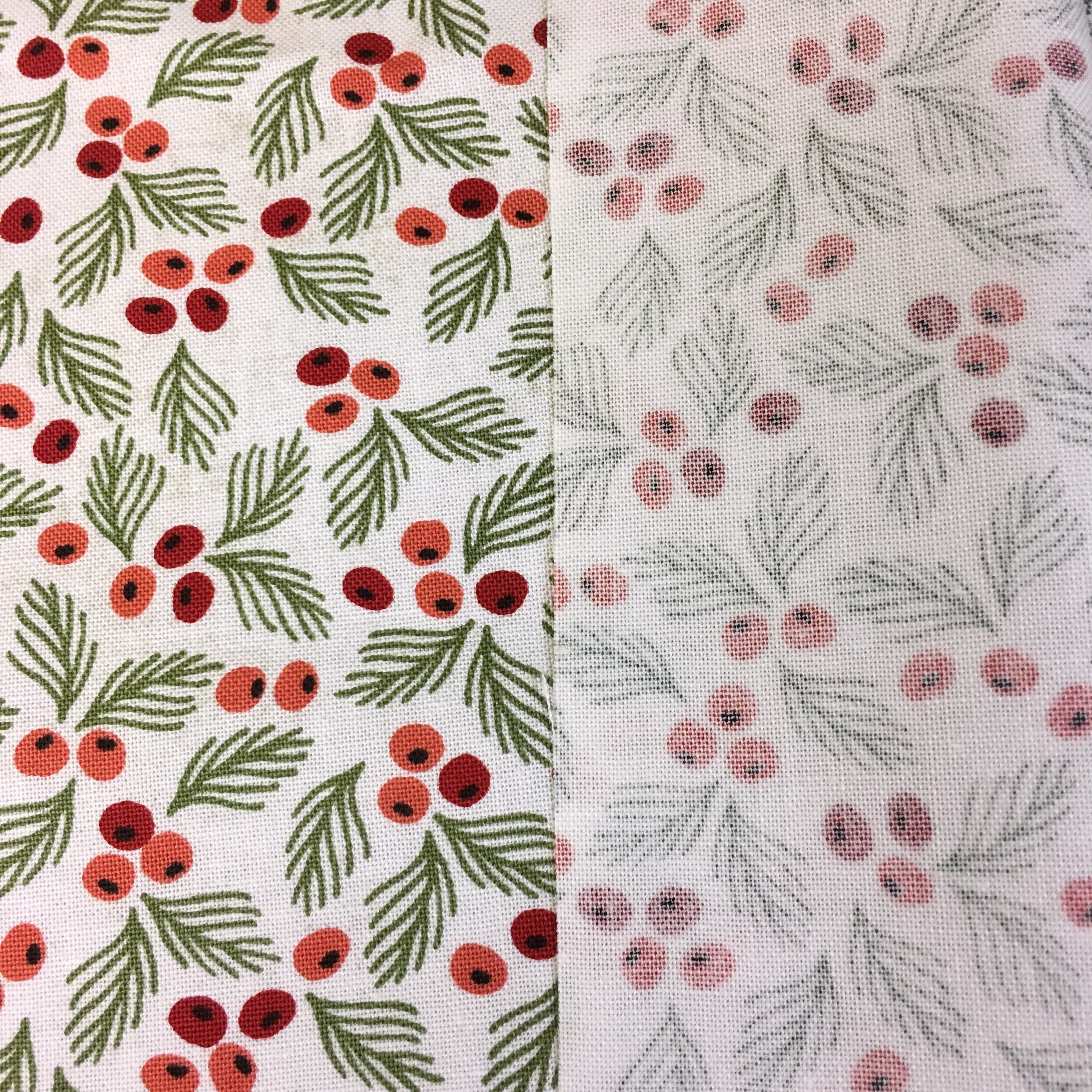 If using a printed fabric, pick one that has a wrong side that isn't too different from the right side. A fabric with dark printing on the right side, and white on the back won't look good. Woven plaids are great as there is little difference between right and wrong sides.