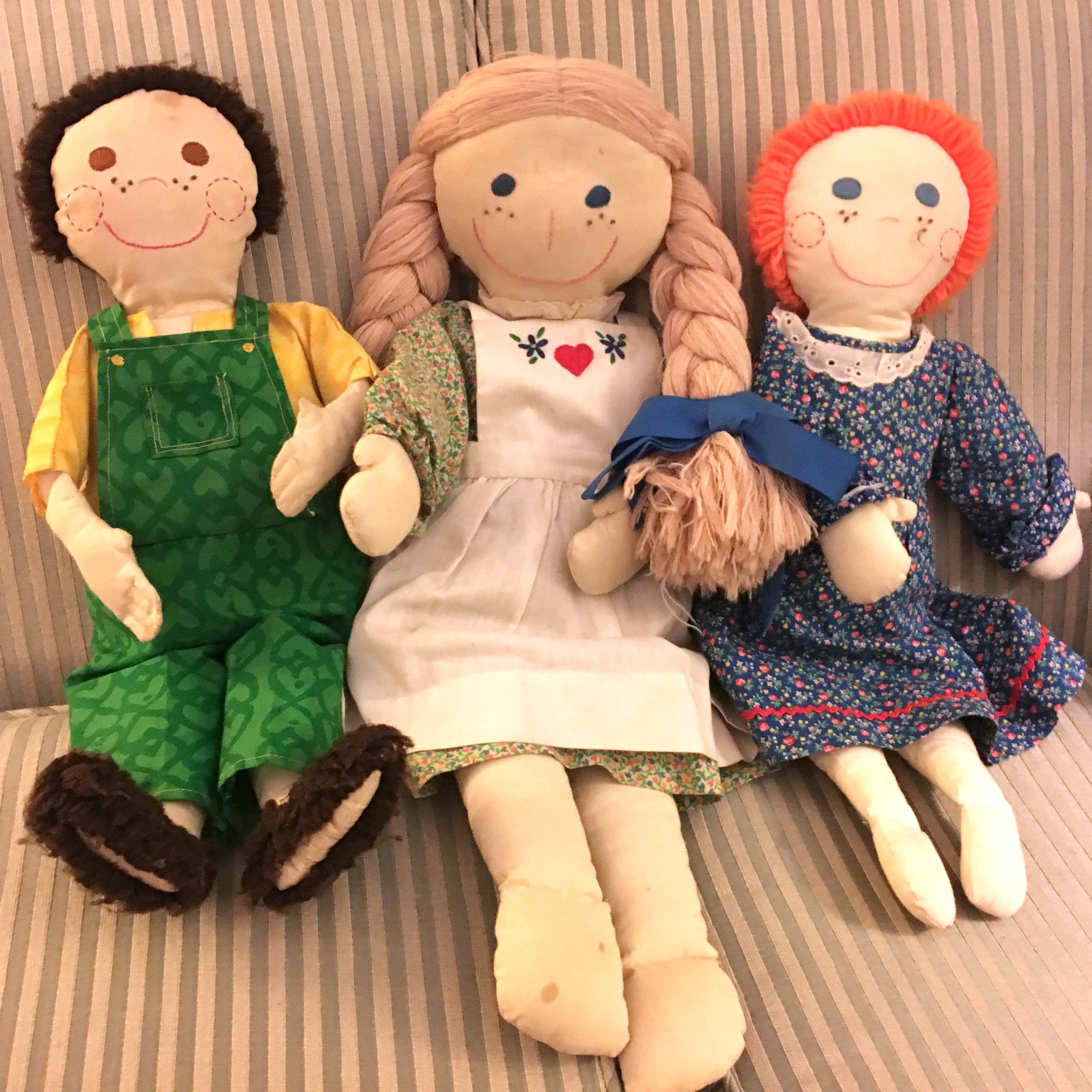 3 of my dolls from the late 1970's and early 1980's