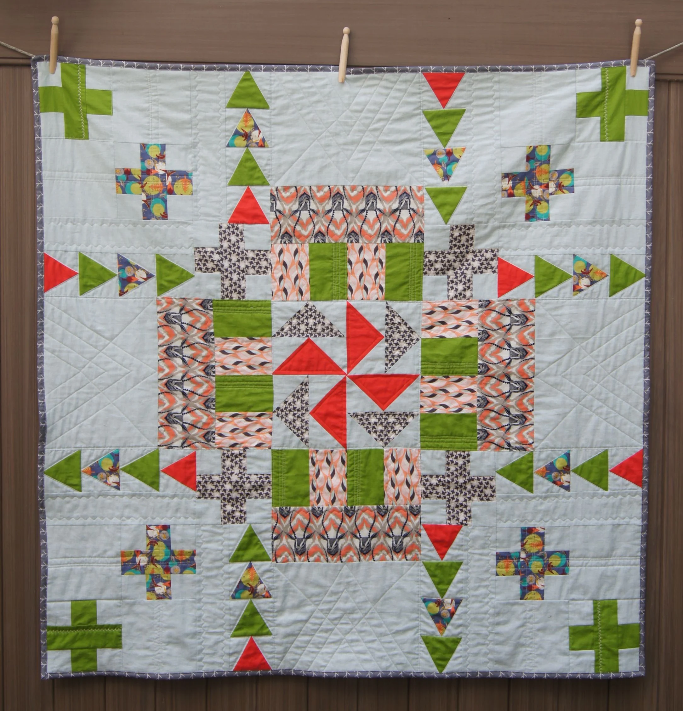 Orphan Block Improv Quilt — Sleeping Dog Quilts