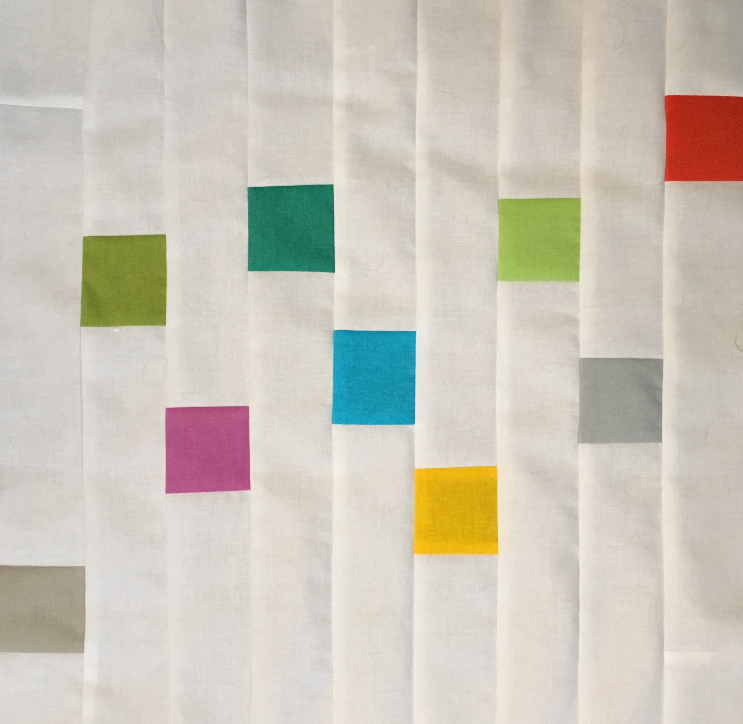 Modern Doll Quilt TopApprox 18 inches square