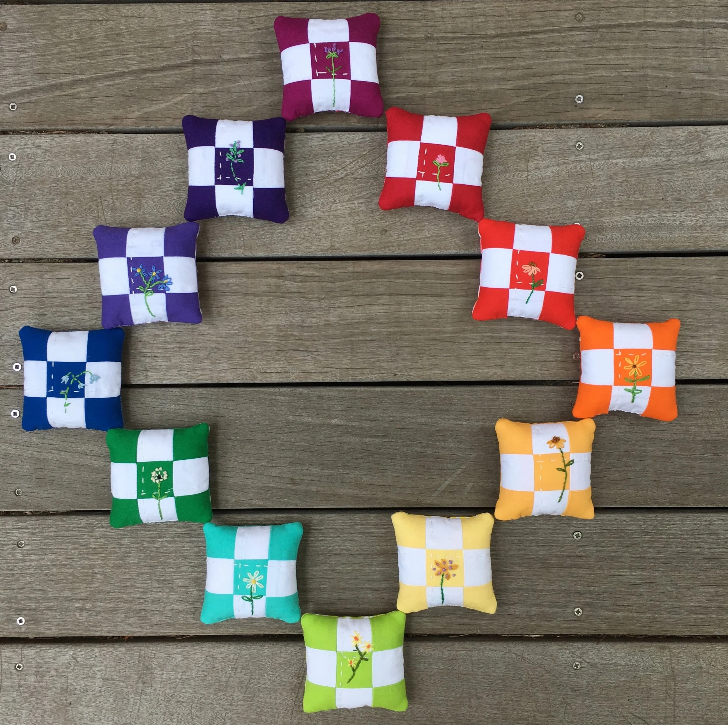 Pincushion Color Wheel