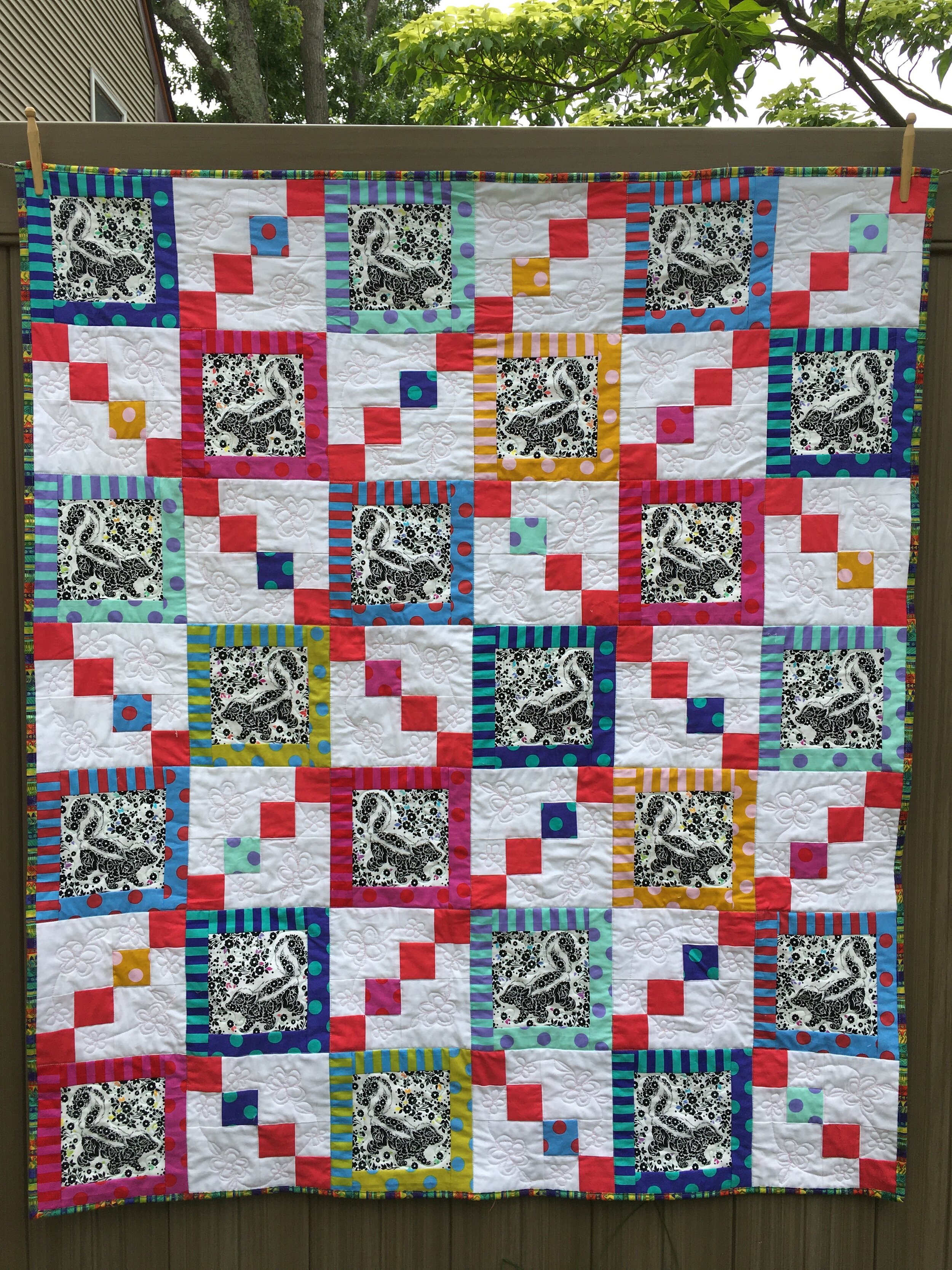 Quilt Project featuring Tula Pink's fabric Lil' Stinker — Sleeping Dog  Quilts