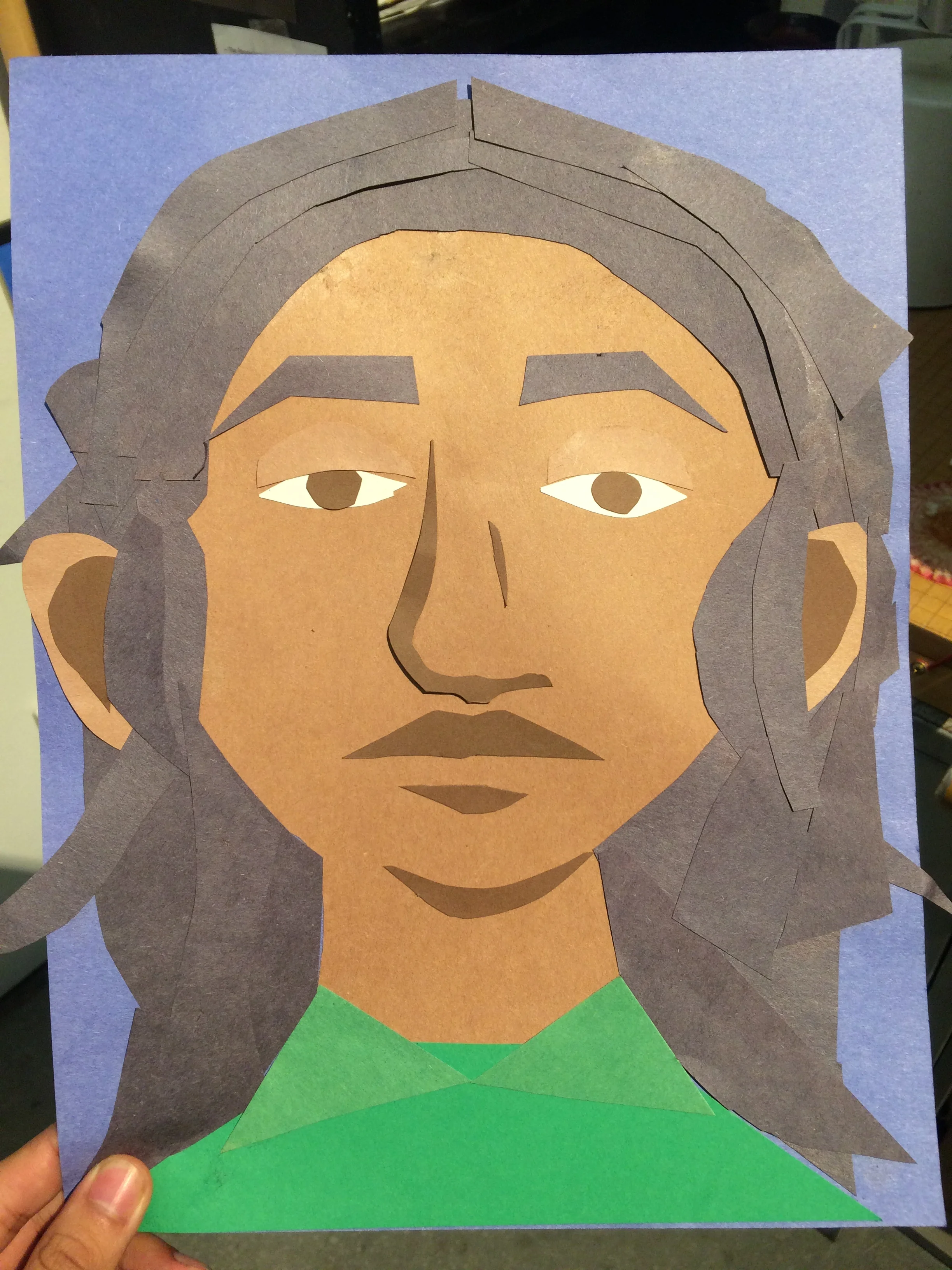 Self portrait made at Intermedia's Family Art Day! (2016)