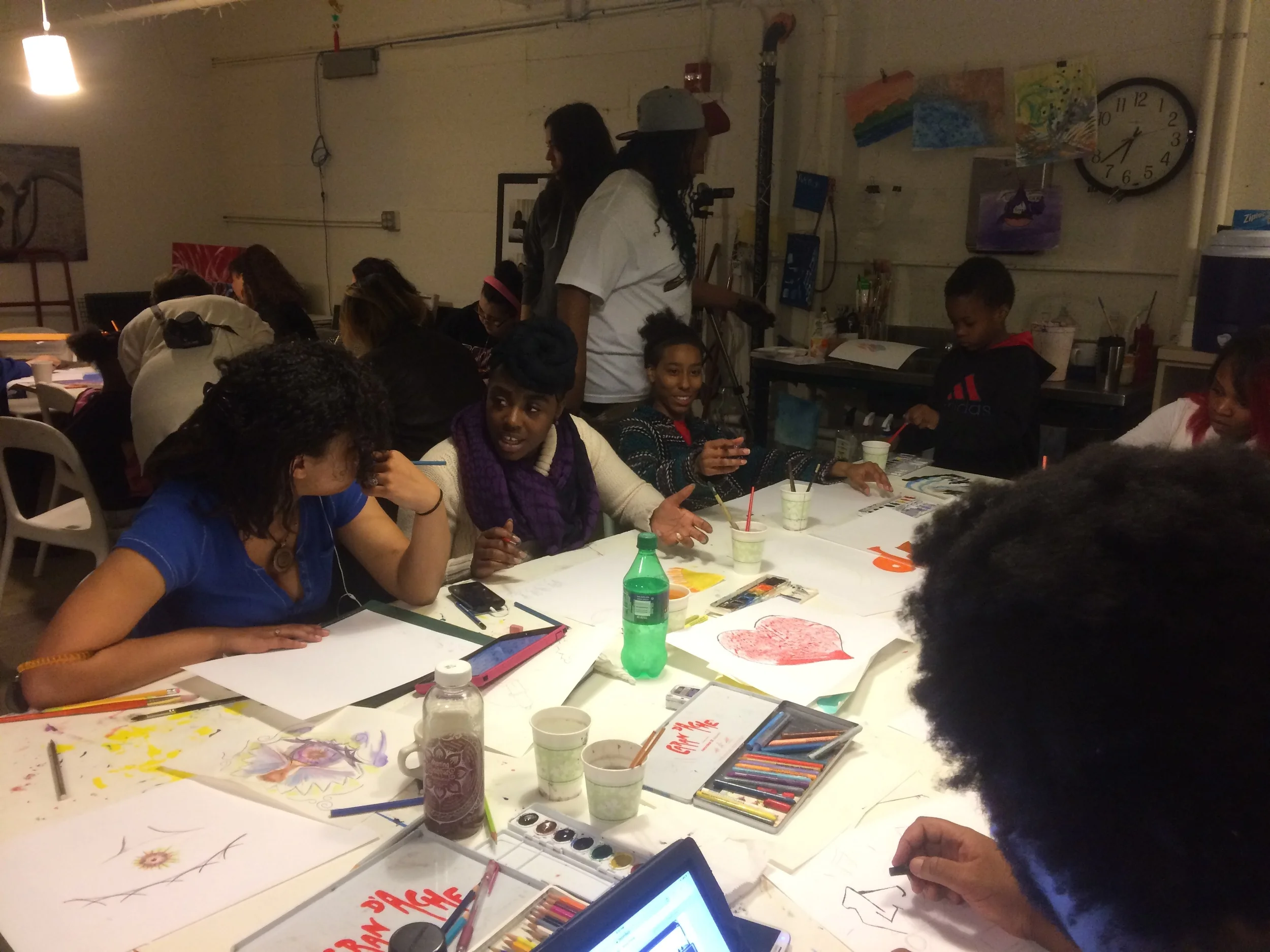 Second watercolor workshop at Kulture Klub! 