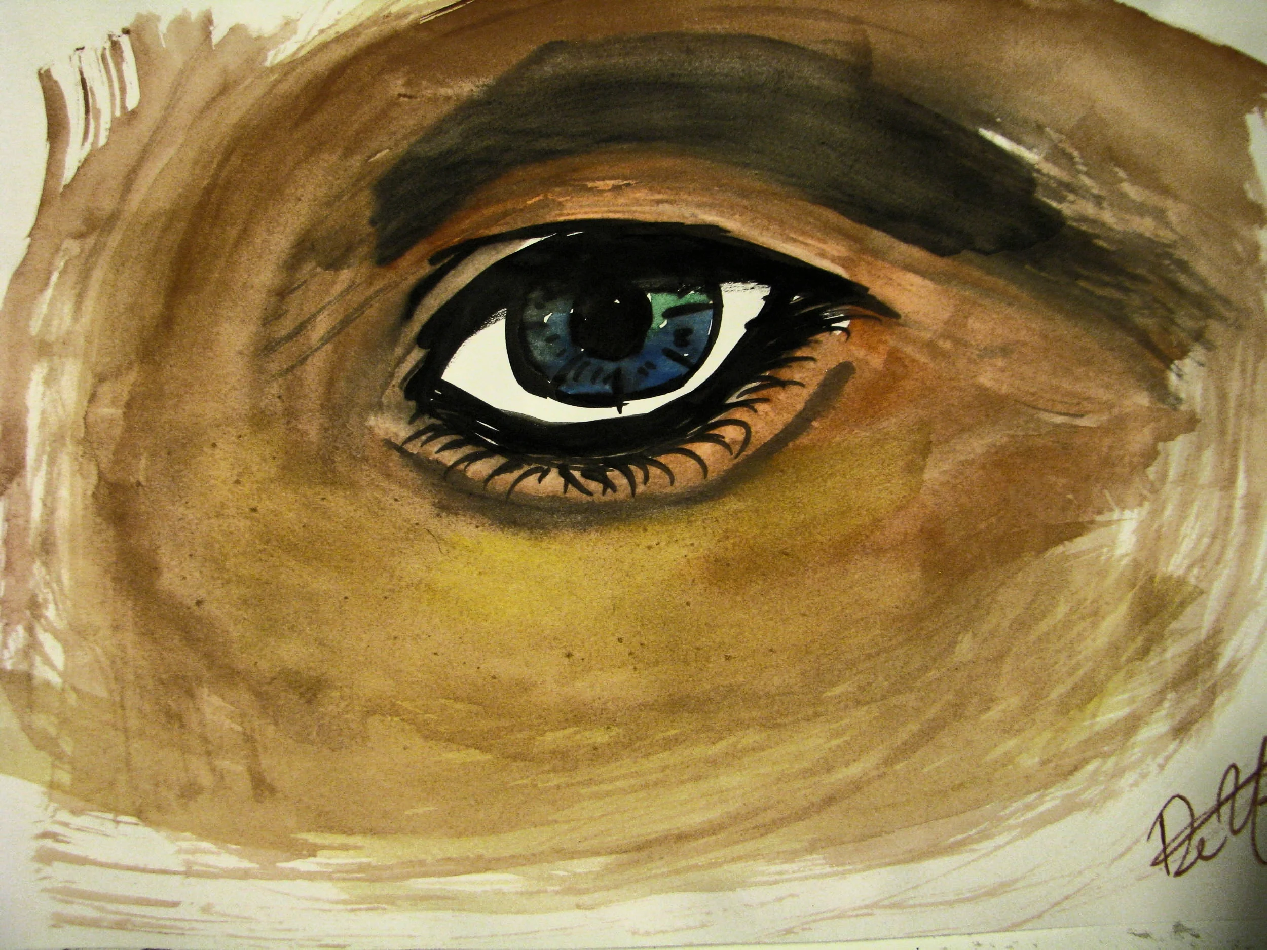 Watercolor Self "Portraits"