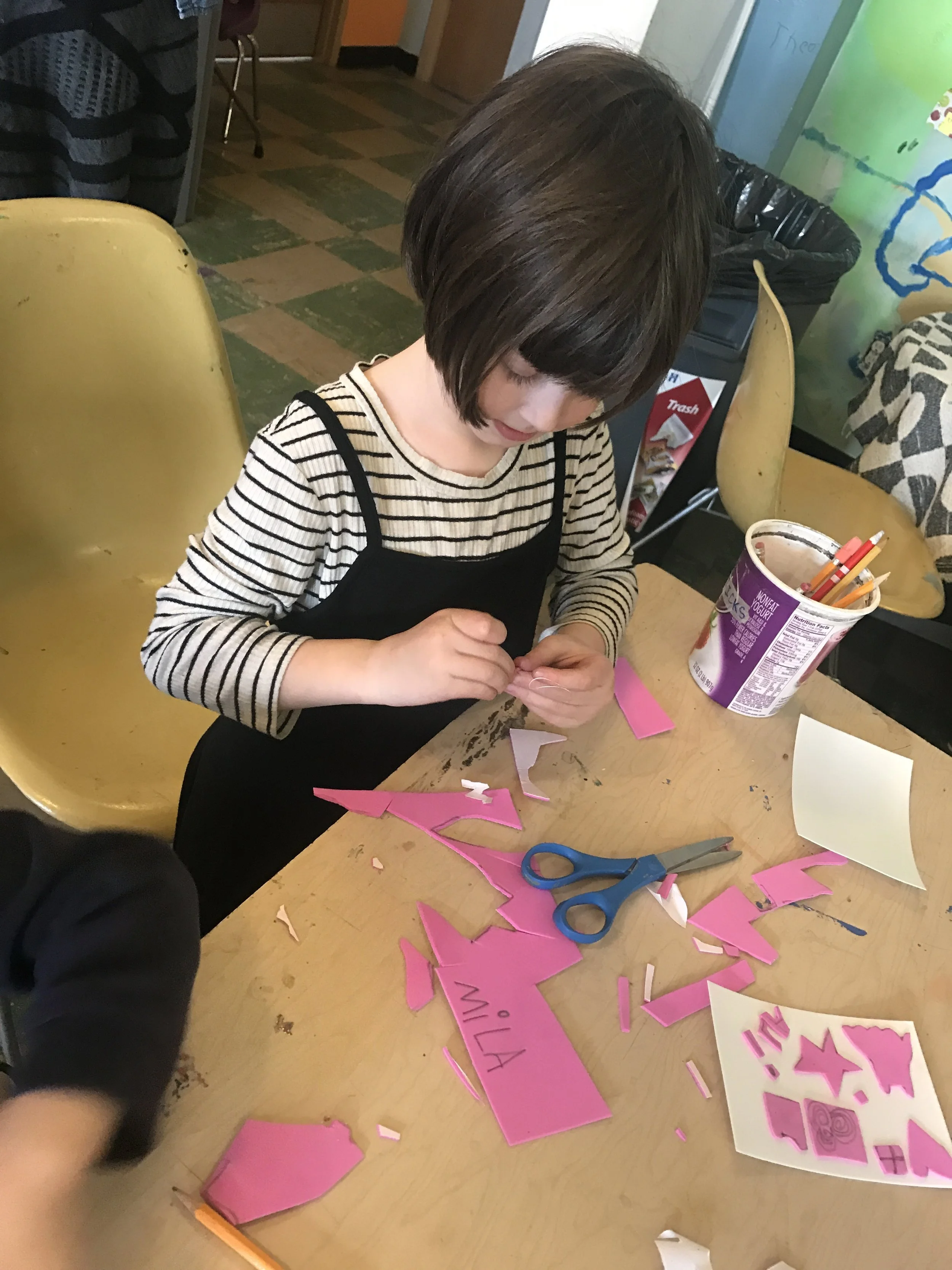 Pattern Your Life / Printmaking: Kindergarteners