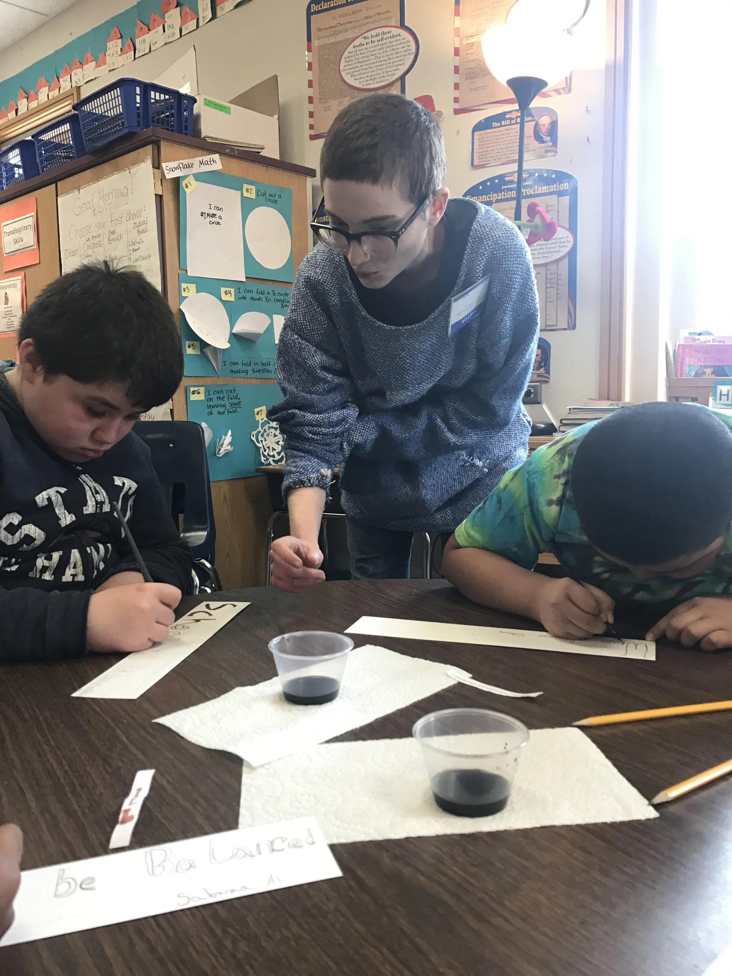 Let's be Scribes! Handlettering for 5th Grade