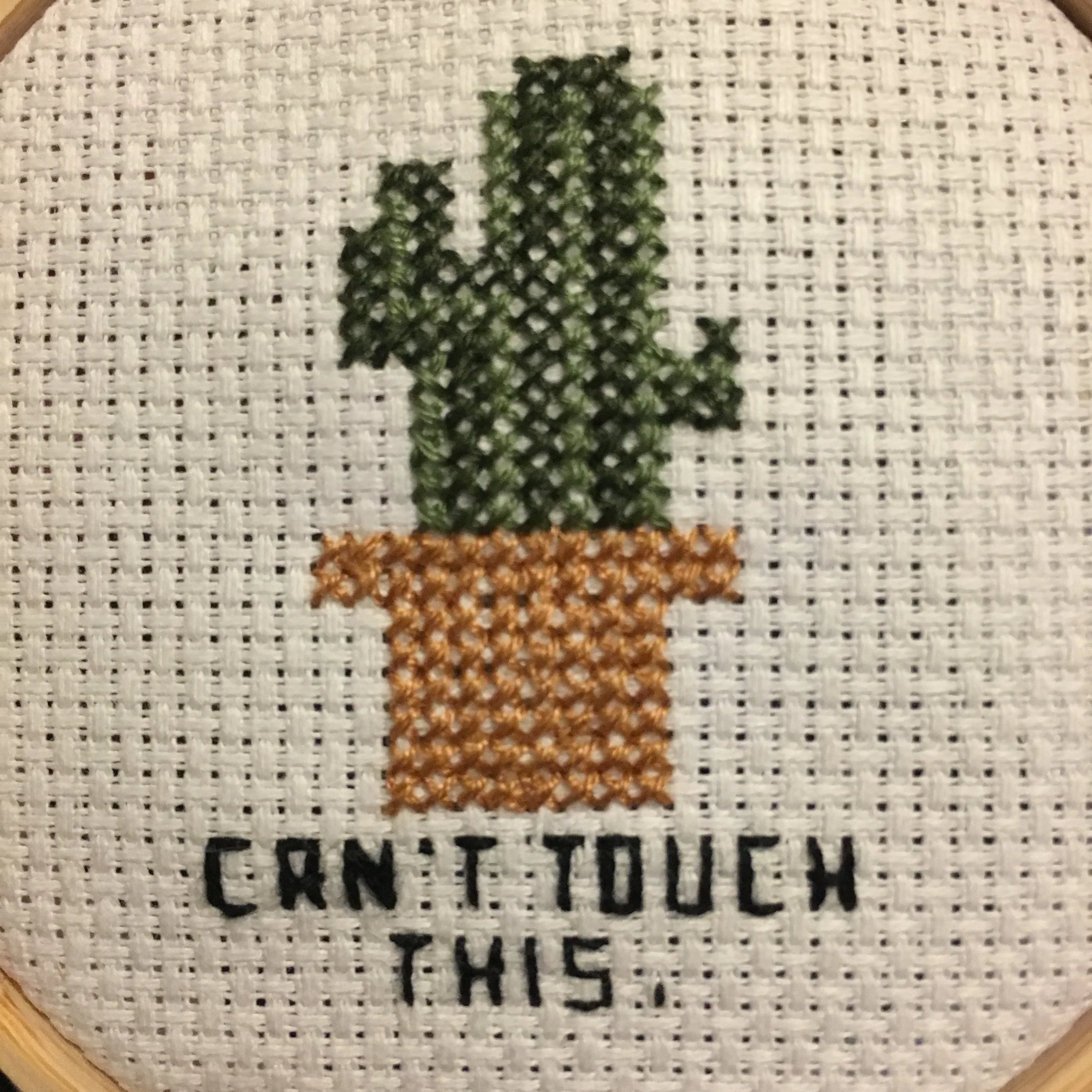 Cross-Stitching Small Objects