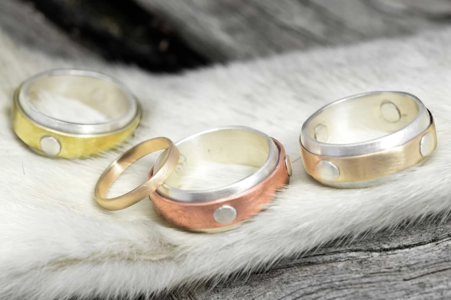 Assorted Copper and Brass Rings