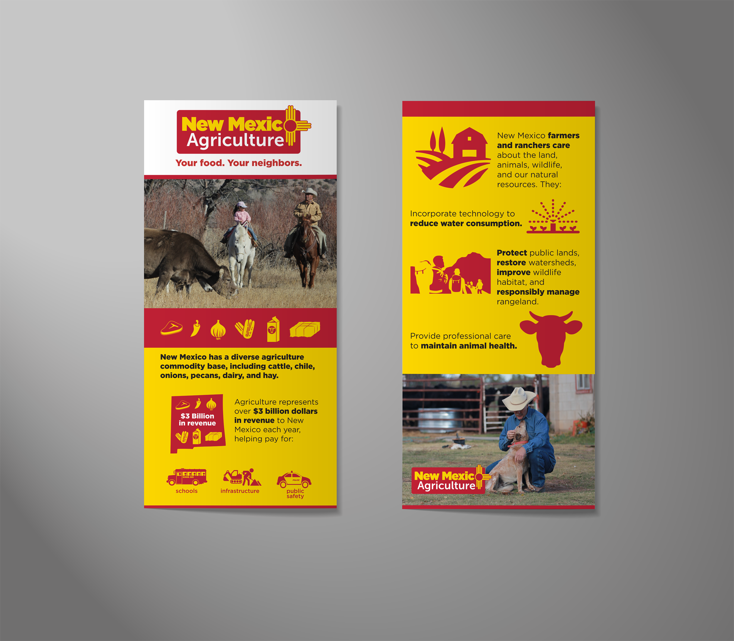 New Mexico Agriculture palmcard