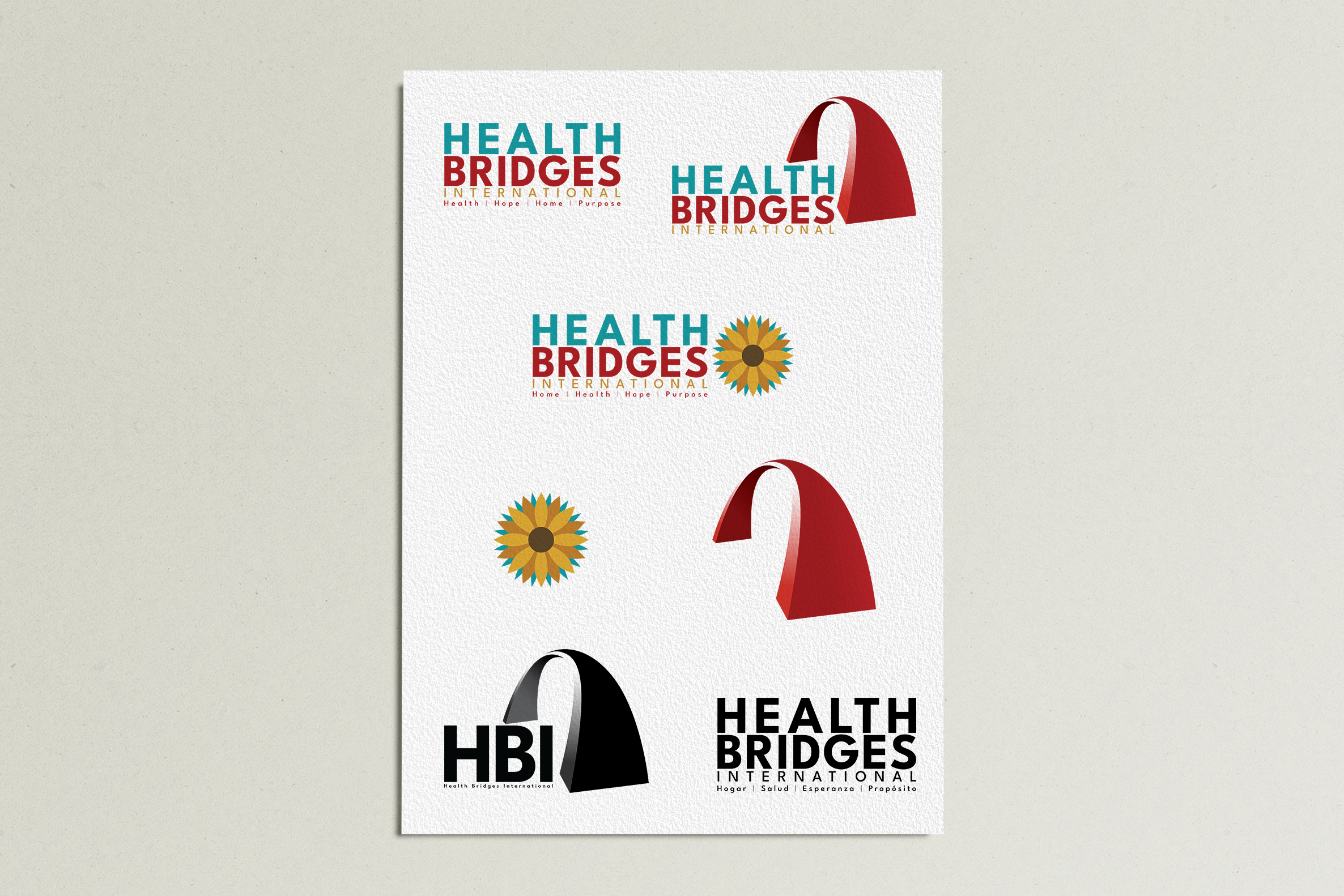 Health Bridges International logo refresh