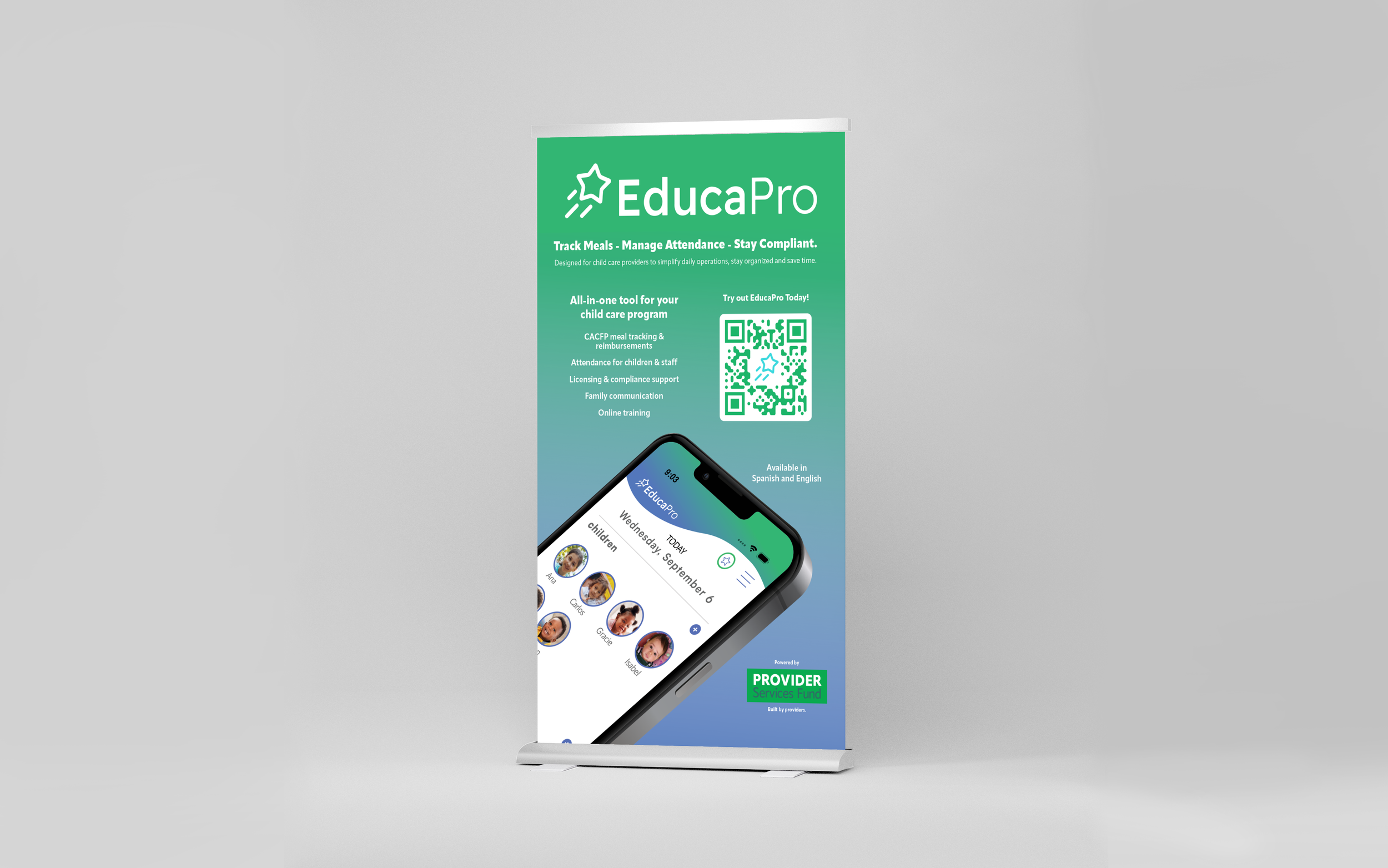 Provider Services Fund EducaPro pop up banner
