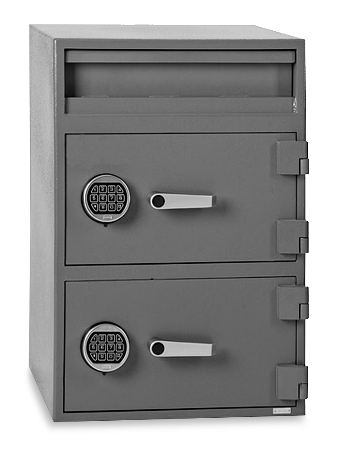 Double Door Digital Depository Safe & Cash Drop Security Safe Box Drawer 