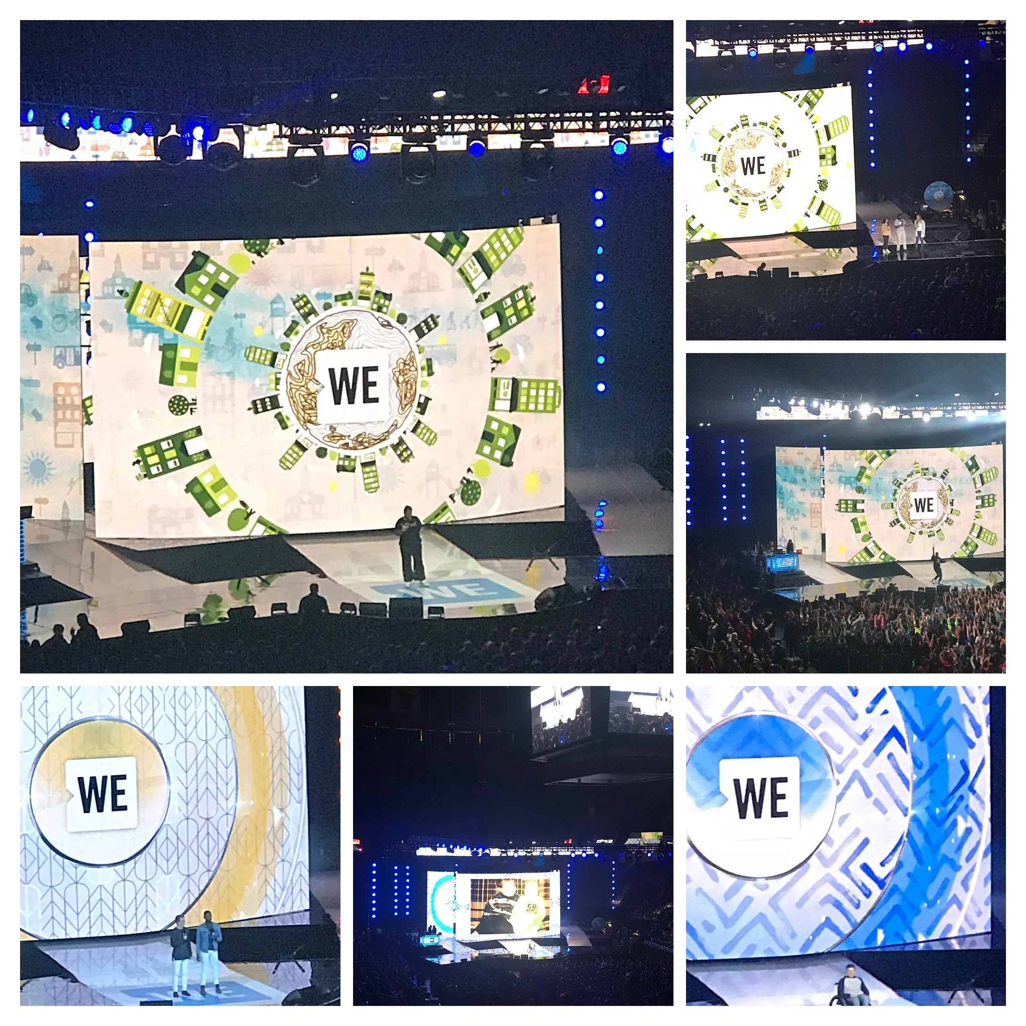 The big stage and all the celebrities and storytellers from WE Day MN 2017.