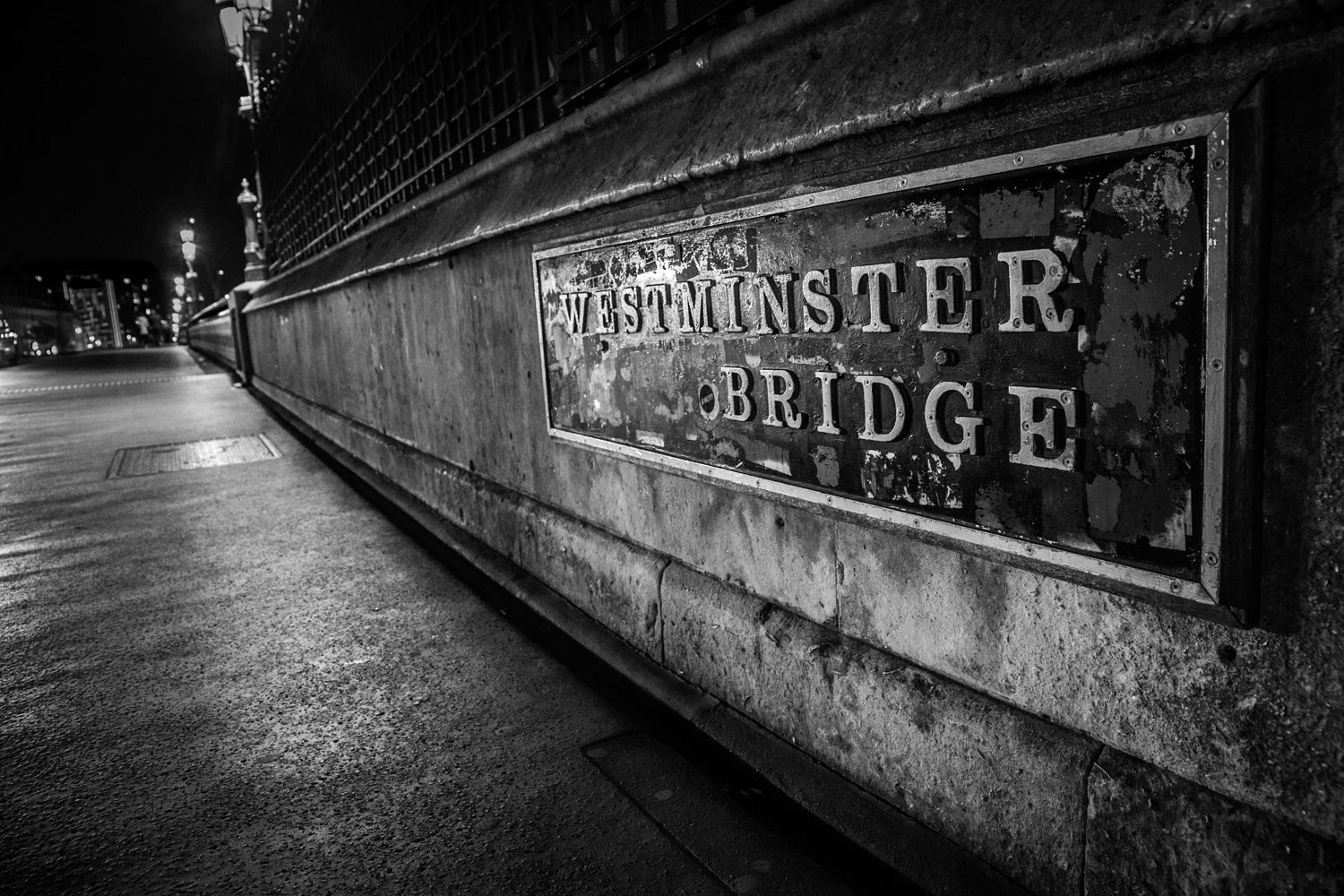 London can seem a little sinister late at night...