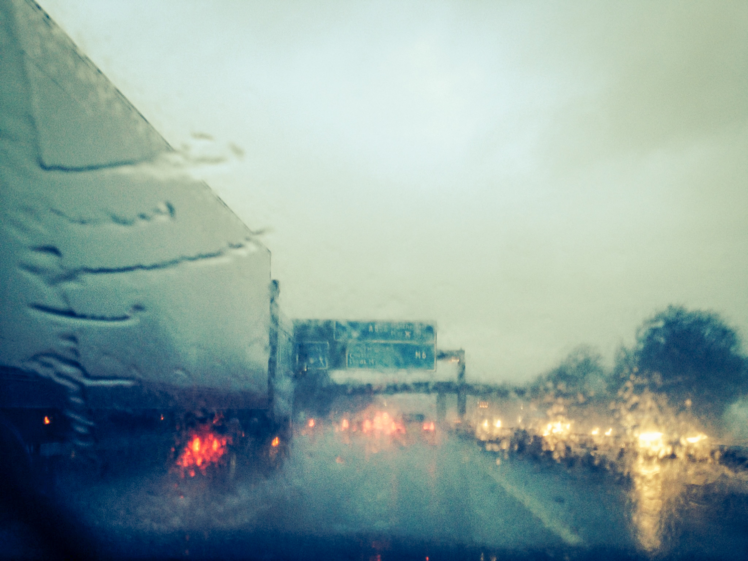 Welcome to the M6 in England heading north.