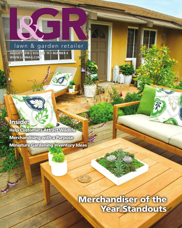 Lawn and Garden Retailer Magazine. Link to publication imagery