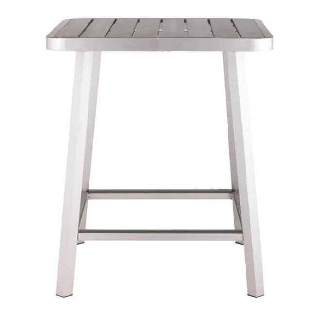 Megapolis Bar Table Brushed AluminumMegapolis Bar Table Brushed Aluminum
