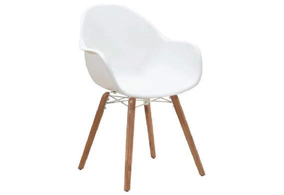 Mid-Century Modern Dining Chair White - Set of 4