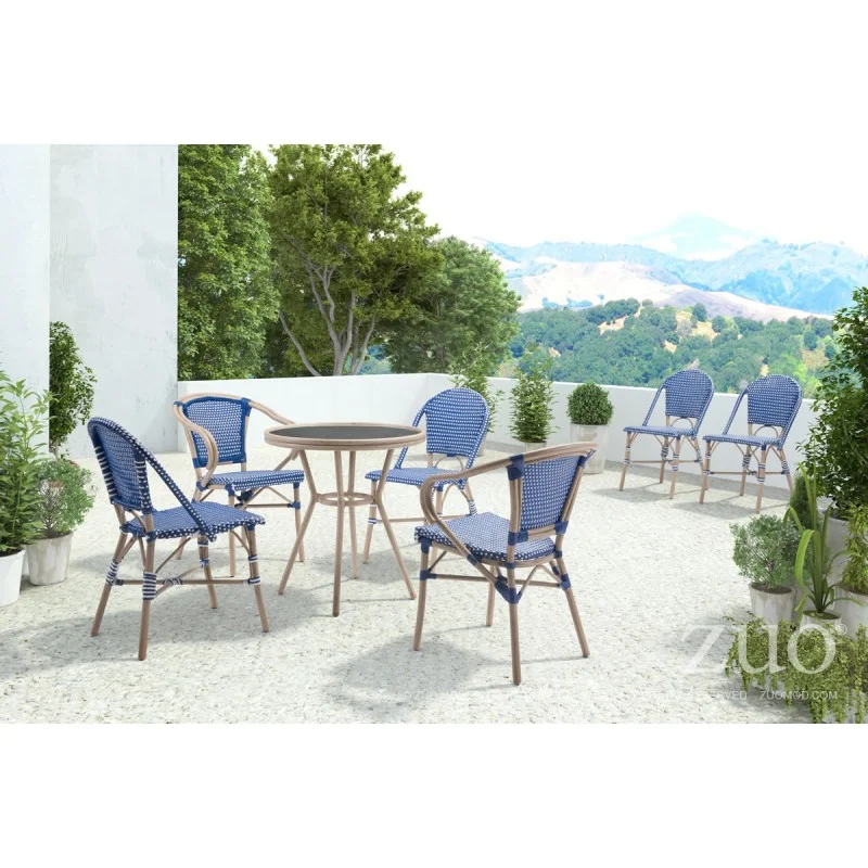 Blue and White Paris Dining Armchair (set of 2)