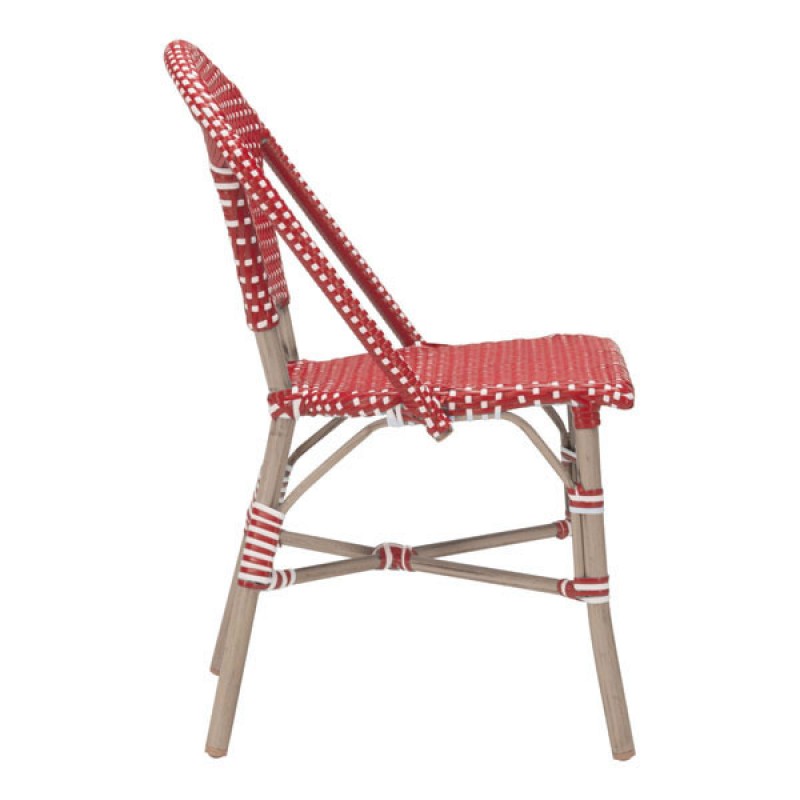 Paris Dining Chair Red&White (set of 2)