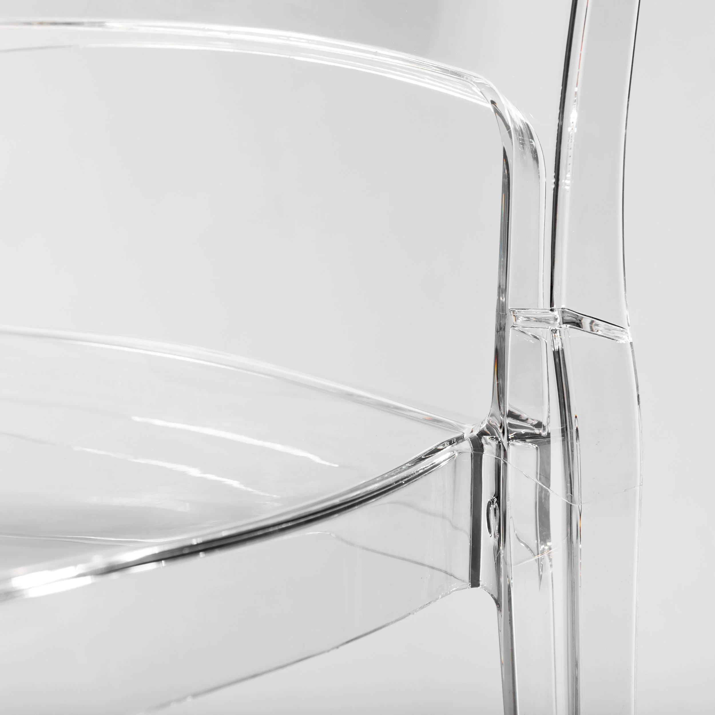 Bar Stool in Clear