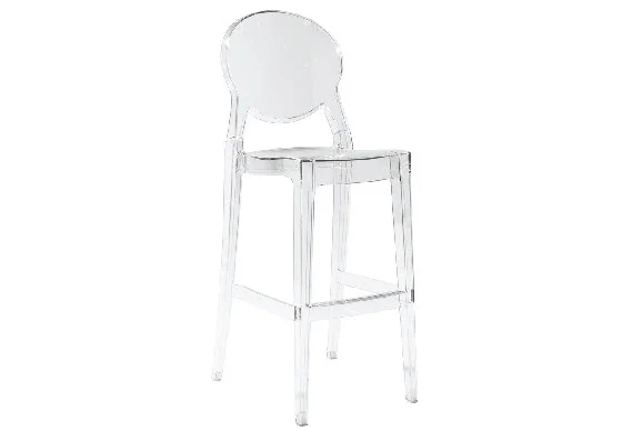 Bar Stool in Clear