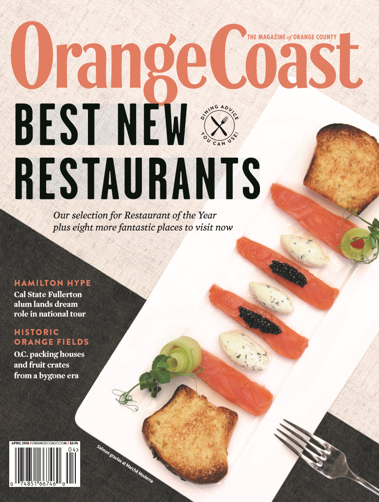 Orange Coast Magazine Feature. Link to publication imagery