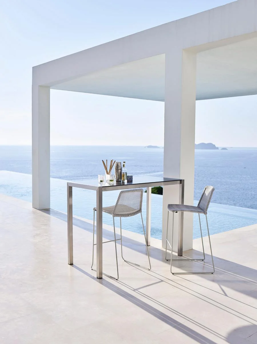 Breeze bar chair in White