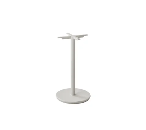 Go Café Table White Base with Grey or White 24" Aluminum Top