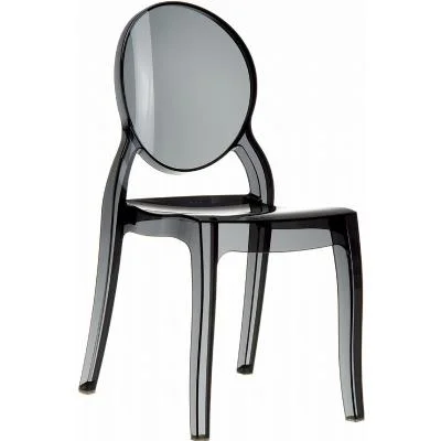 Elizabeth Dining Chair (set of 2) Transparent Black