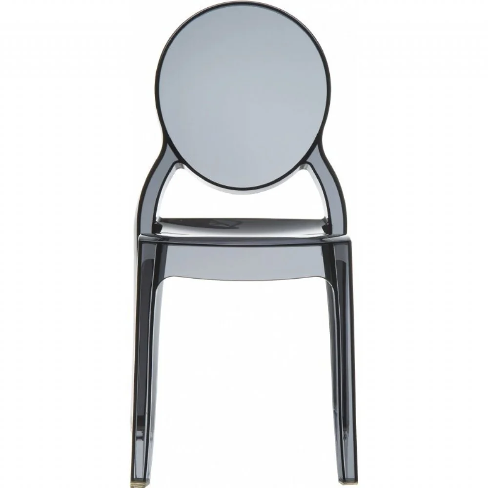 Elizabeth Dining Chair (set of 2) Transparent Black