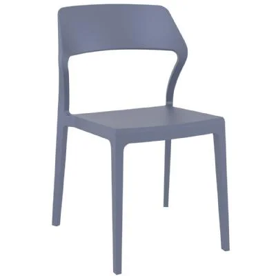Snow Dining Chair (set of 2) Dark Gray