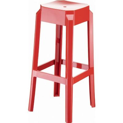 Fox Barstool (set of 2) in Glossy Red