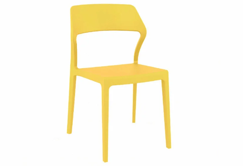 Snow Dining Chair (set of 2) Yellow