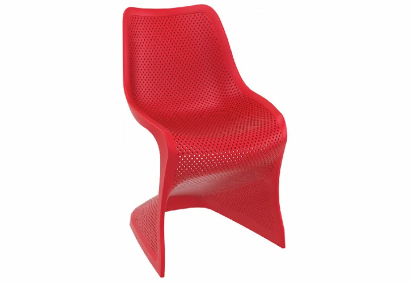 Bloom Modern Dining Chair (set of 2) Red