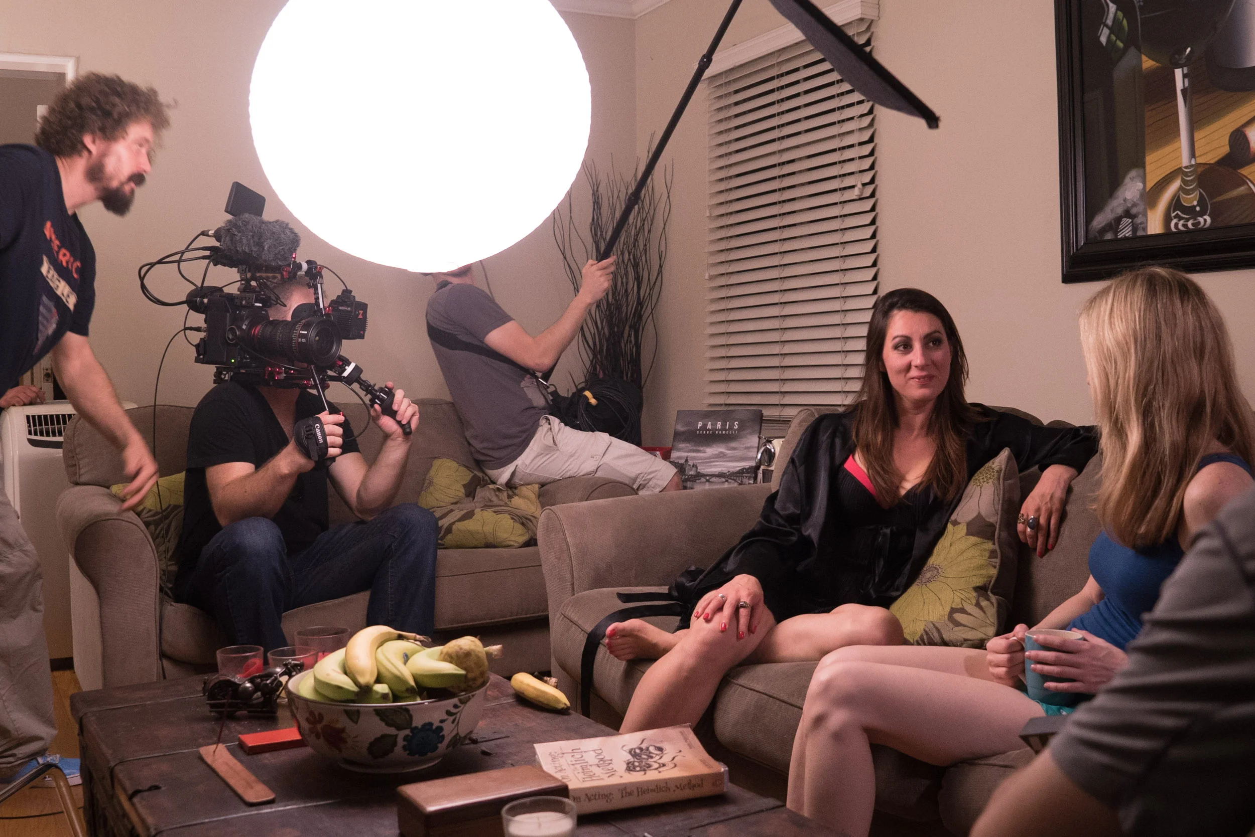 90% of the film was shot handheld using the Canon C300 Mark II on the Zacuto Recoil Rig with the Gratical Viewfinder.