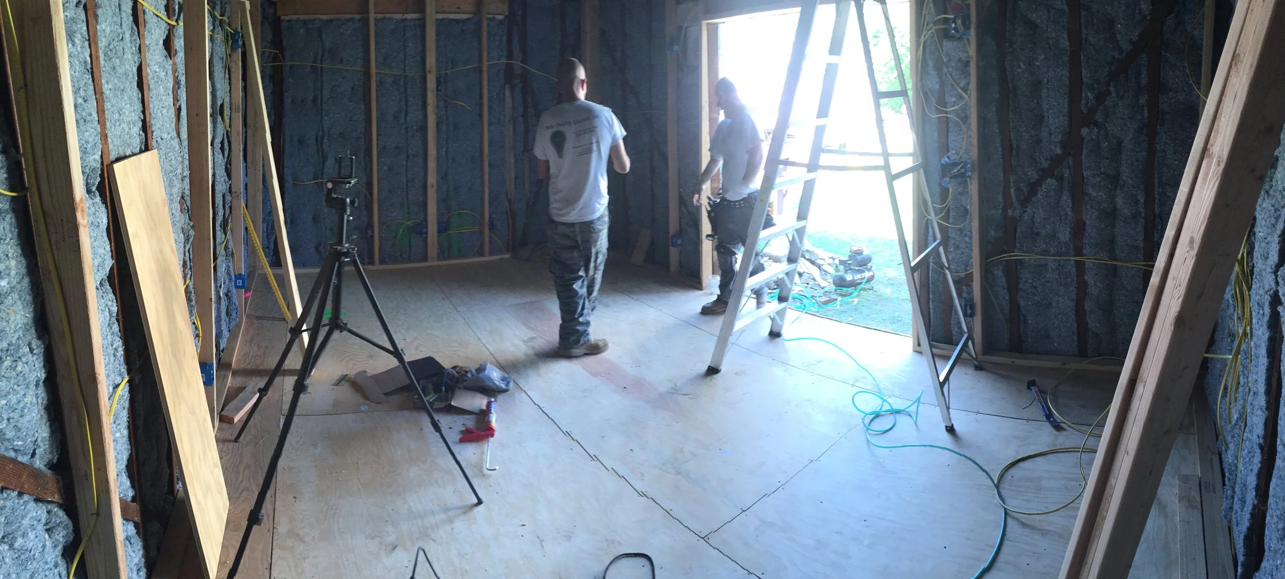 New cabling going in! 