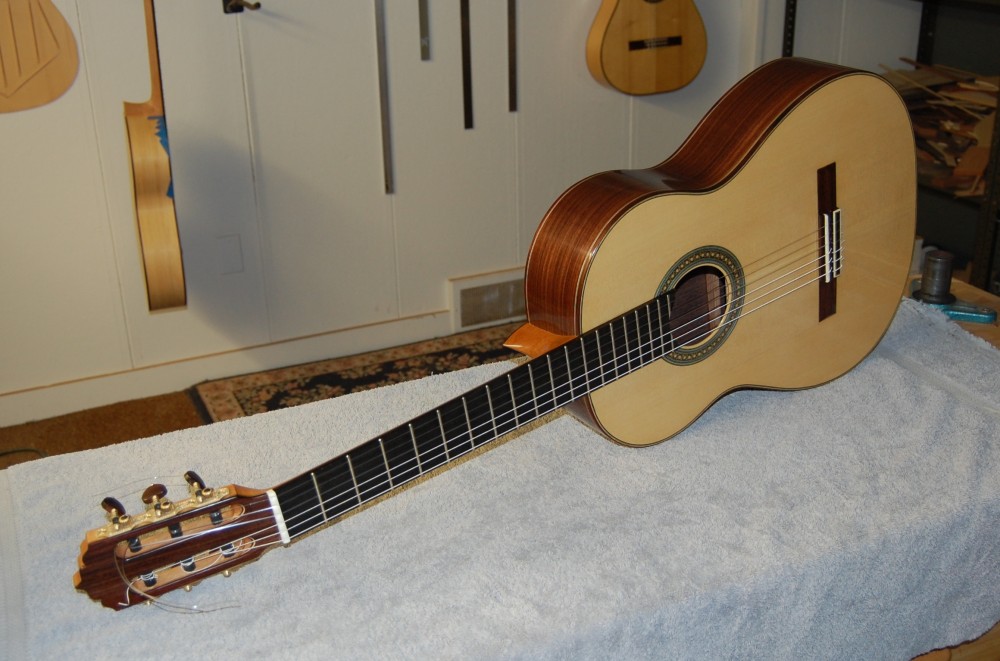Spruce/Indian Rosewood flamenca negra
