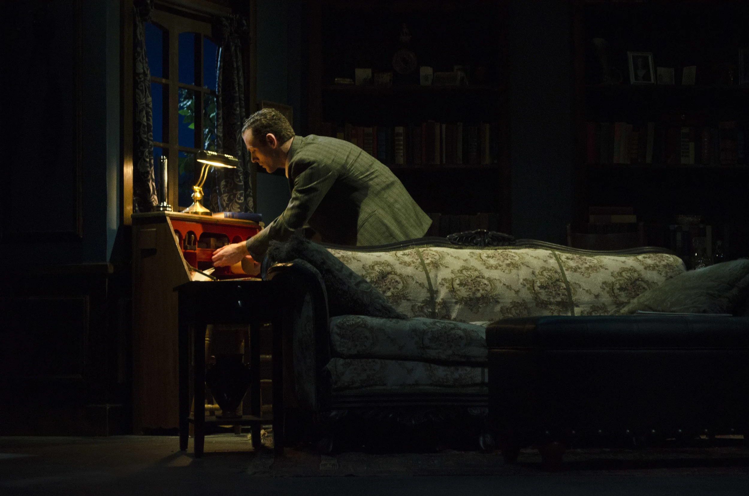  Spider's Web  Arrow Rock Lyceum, 2015  Directed by Michael Rothhaar  Costume Design Molly Akin  Lighting Design Randy Winder 