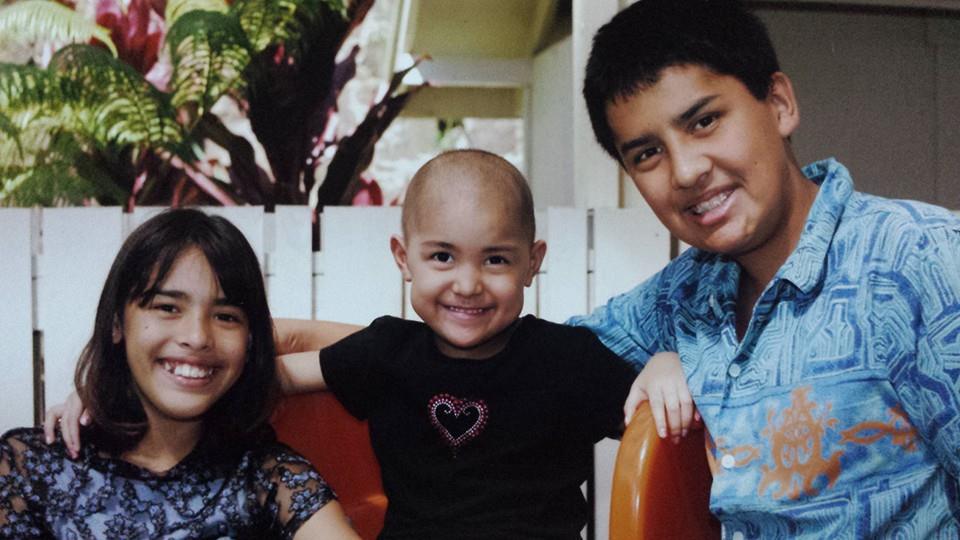 Ruthie during treatment.
